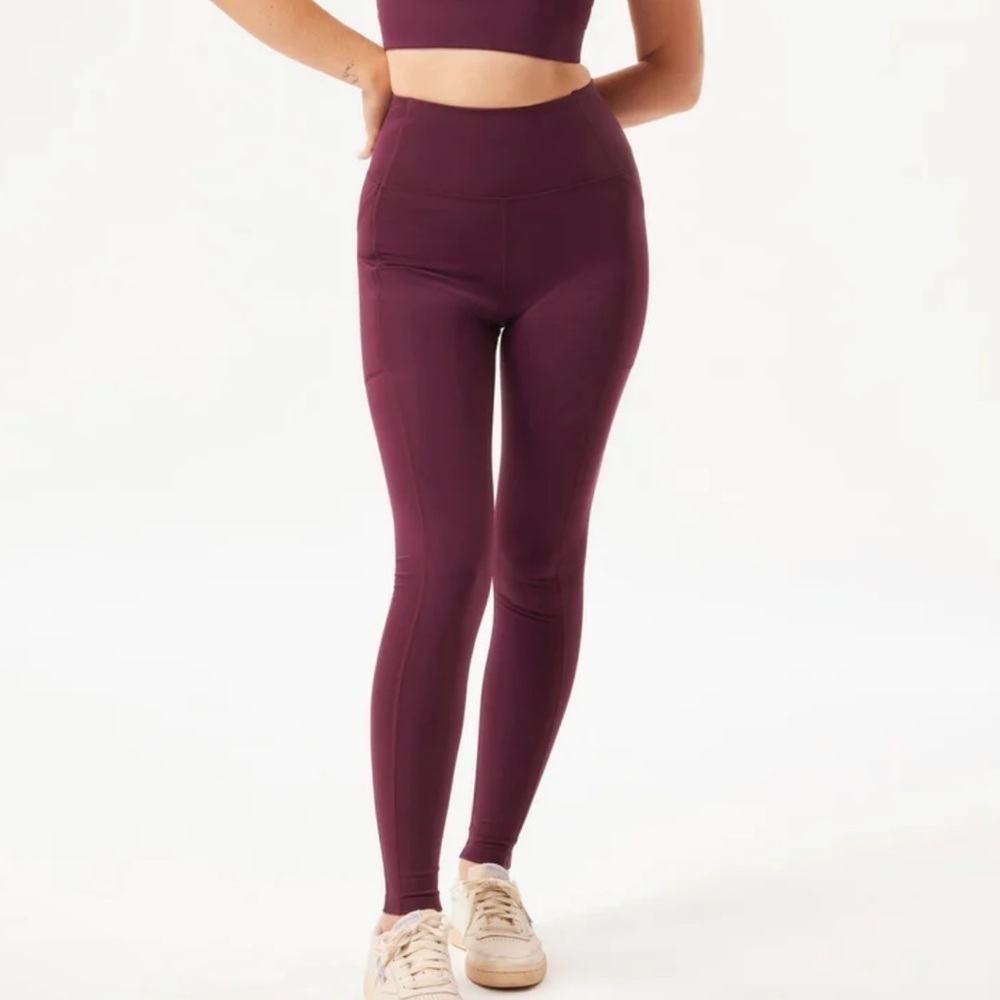 GIRLFRIEND COLLECTIVE Plum Compressive Pocket Legging